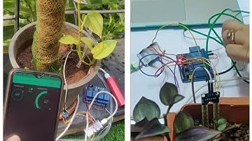 DIY  Plant watering system with blynk app | nodemcu| Soil moisture sensor with notification