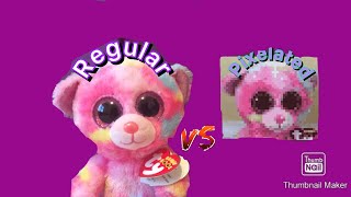 PIXEL ART COLORING #4 FRANKY THE BEANIE BOO!!! 🐻 screenshot 4