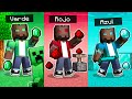 MINECRAFT pero SOLO PODEMOS USAR UN COLOR! 🔴🟡 MINECRAFT ALEATORIO