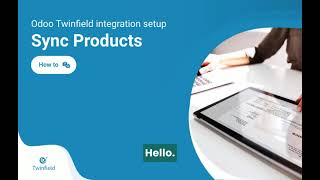 Odoo Twinfield integration - Sync Products