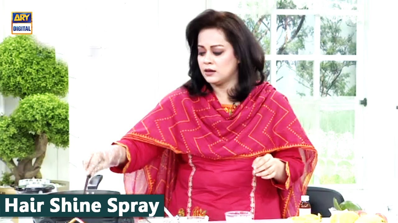 Hair Shine Spray - Dr Batool - Good Morning Pakistan