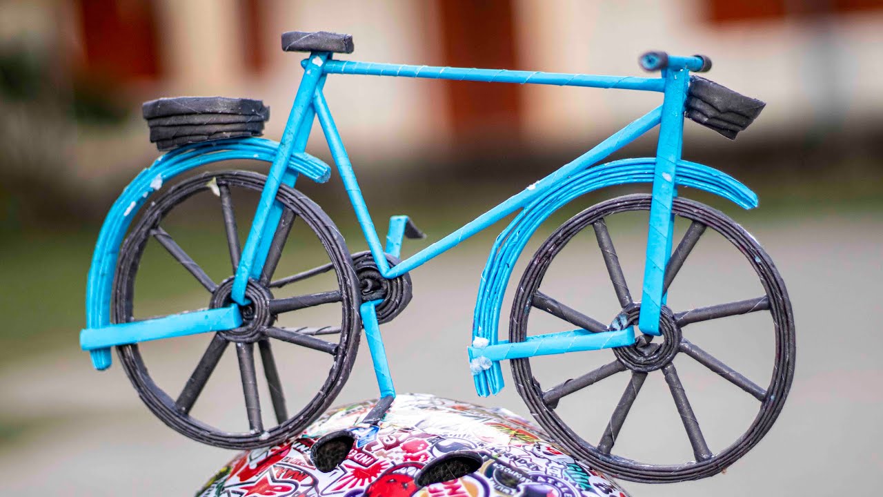 Paper Cycle or Paper Bike / How to Make a Cycle Using Colors Paper