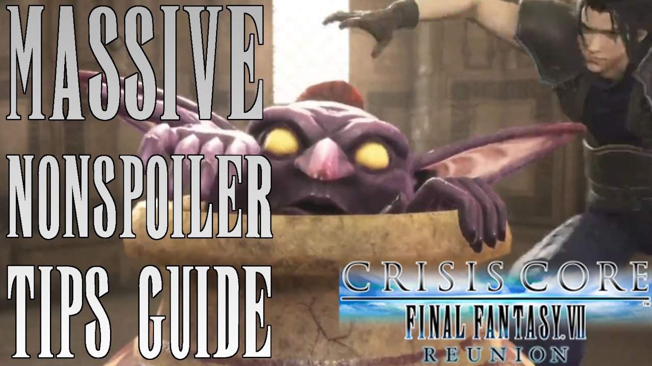 TONS of easy nonspoiler tips and secrets! AFK Farming loot EXP fights POT DMW Crisis Core Reunion