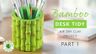 Transform An Empty Can Into A Bamboo Desk Tidy | Part 1