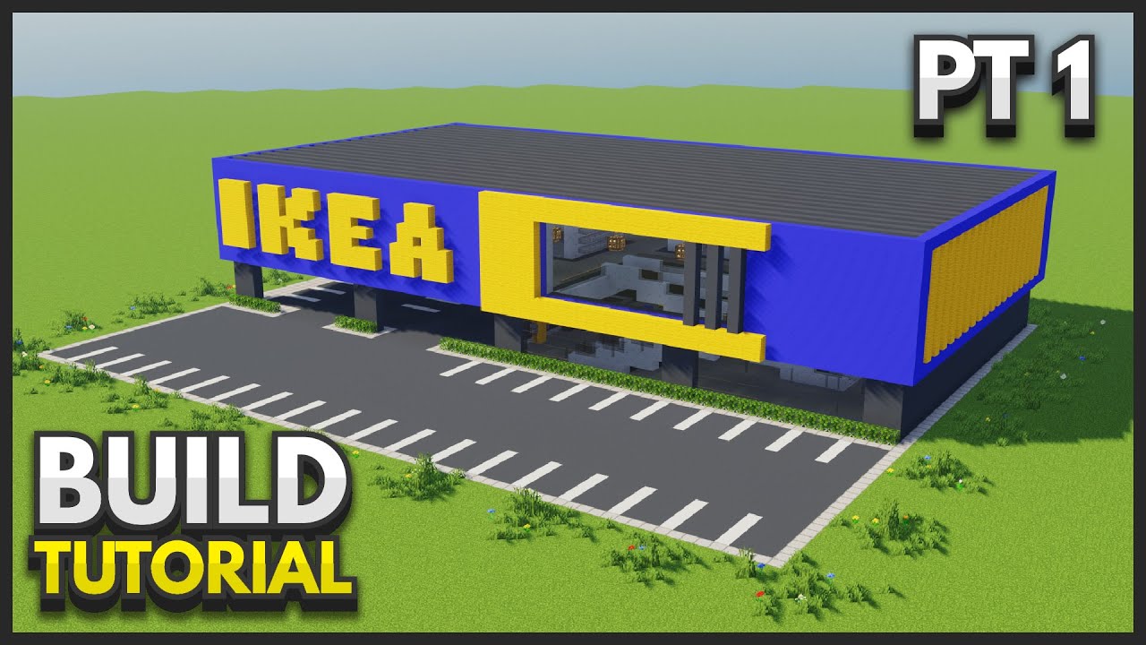 How To Build An IKEA in Minecraft! (Part 1) - Build Tutorial - YouTube
