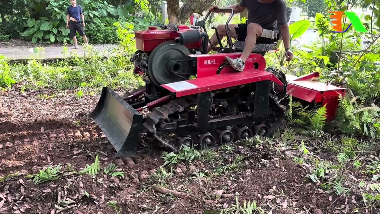 [Thapxanh] Máy cày 35hp đa năng Máy cày bánh xích mini #thapxanh #farming