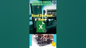 Alt keys in Excel excel tips & trick #excel #exceltricks #exceltrick #worldlookcomputer