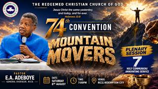🔴 LIVE: 2026 RCCG 74TH ANNUAL CONVENTION || HOLY COMMUNION / ANNOINTING SERVICE || DAY 6 🔴 LIVE: 2026 RCCG 74TH ANNUAL CONVENTION || HOLY COMMUNION / ANNOINTING SERVICE || DAY 6