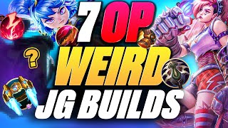 7 STRONG & WEIRD High Elo Korean Jungle Builds You SHOULD Be Playing!