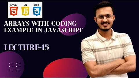 Learn Array in javascript Complete Lecture for beginners with Example in Urdu/Hindi