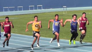 SSL Power Meet 3: V Boys 100m #3: 4/29/2015