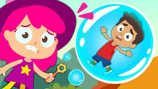 Rescue from dangerous BUBBLES adventure! Stop the Evil Witch! - Witch Stories for Kids