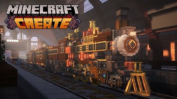 Making Create Mod STEAMPUNK TRAIN Carriage 🚂 | Tutorial Part 2