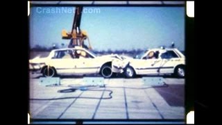 1984 Honda Accord vs Chevy Celebrity | Head-on Crash Test by NHTSA | CrashNet1 1984 Honda Accord vs Chevy Celebrity | Head-on Crash Test by NHTSA | CrashNet1