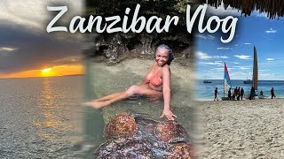 ZANZIBAR VLOG PART 1: Solo Bday Trip| Swimming W\/ Turtles| Sunset Cruise| Mnemba Island| Airbnb Tour