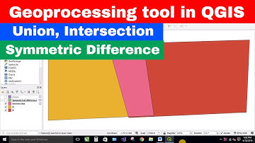 [QGIS] HOW TO USE INTERSECTION | SYMMETRIC DIFFERENCE |UNION TOOL AND THEIR RELATIONSHIP