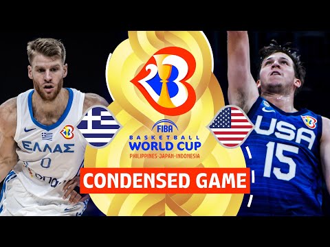 Greece 🇬🇷 vs USA 🇺🇸 | Condensed Game | FIBA Basketball World Cup 2023