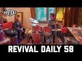 Stevie Ray Vaughan's drum kit with Chris Layton in his studio! // Revival Daily #58