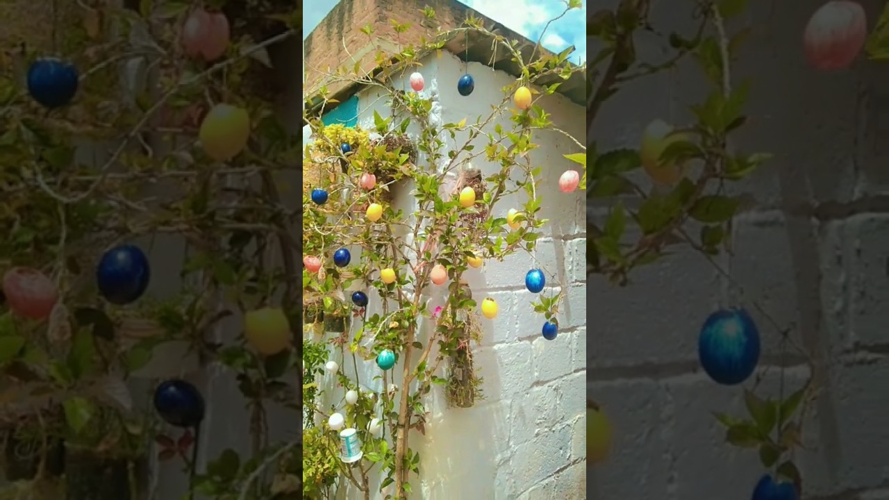 Hibiscus Tree Decoration 🌿🥚