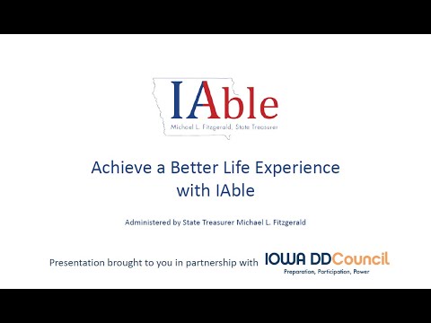IAble and Iowa DD Council: Updates to IAble Plans