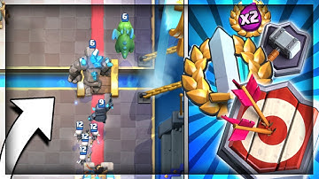 GRAND CHALLENGE FARMING + 12 WINS DOUBLE ELIXIR DRAFT!! CLASH ROYALE