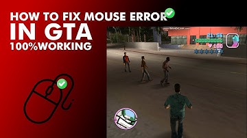 How to Fix GTA Vice City Mouse Error | 100% Working (Windows 10/11)