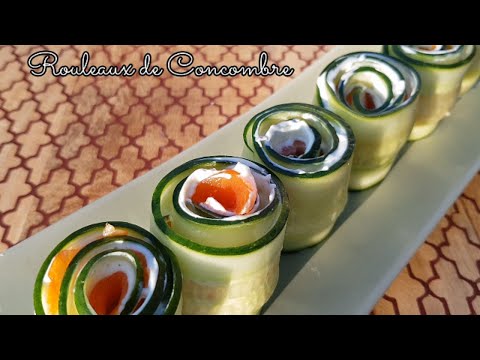 Vidéo: Rouleaux De Concombre