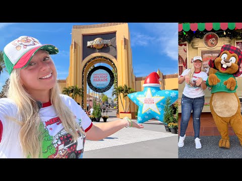 The Holidays Begin At Universal Studios! 🎄 Tribute Store, Holiday Parade, Earl The Squirrel & More