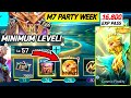 LAST CHANCE!! GET MAX EXP FOR GRANGER M7 PRIME SKIN (AUTO LVL.75) IN PARTY WEEK EVENT! - MLBB