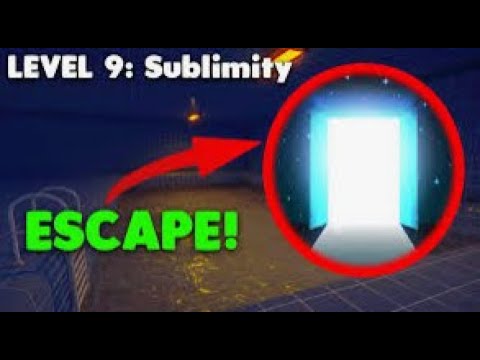 HOW TO ESCAPE Level 9: Sublimity in Apeirophobia (ROBLOX) 