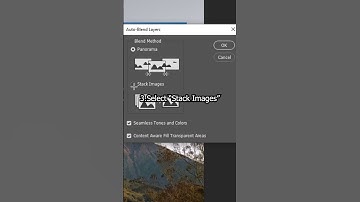 Auto Blend Layers in Photoshop #shorts
