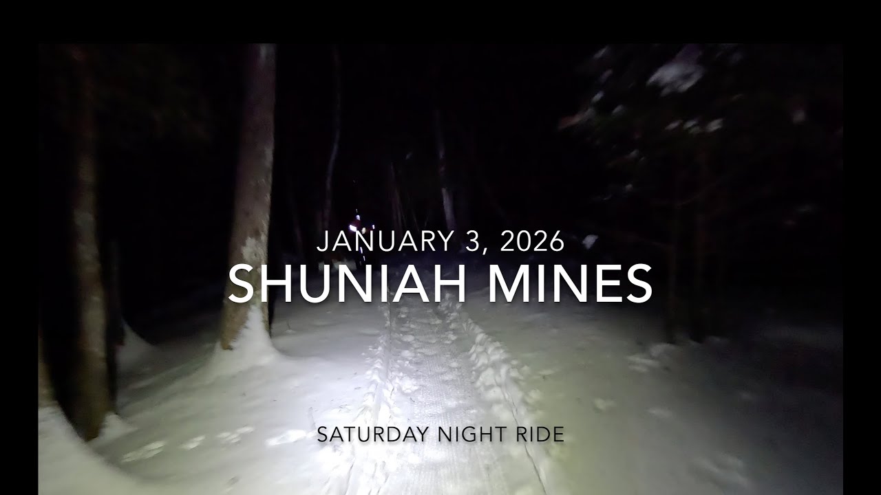 Shuniah Mines Jan 3 2026 Saturday Night Ride and Bike Info
