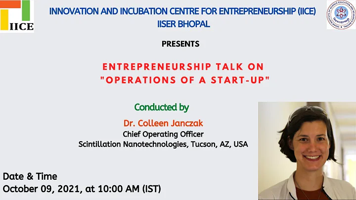 Entrepreneurship talk on Operations of a Start-up