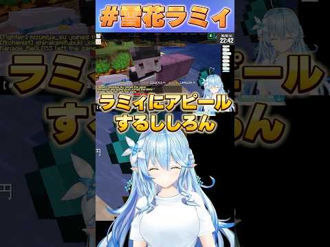 ラミィにアピールするししろん【#ホロライブ /切り抜き/#雪花ラミィ 】