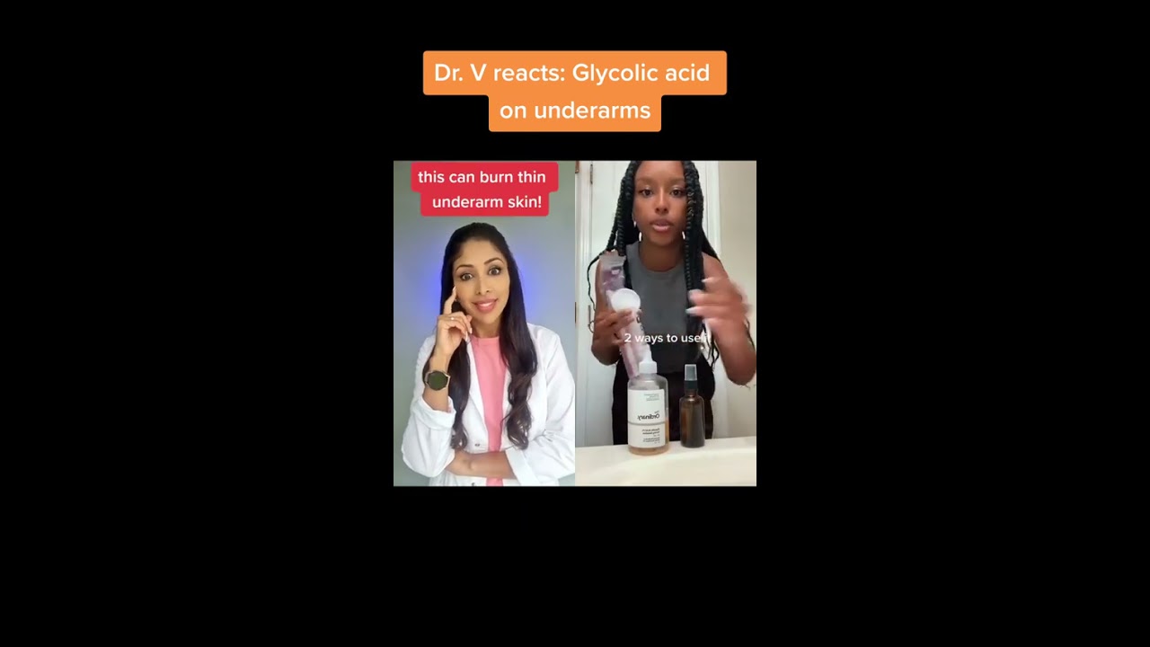 Glycolic Acid Underarms Not Again Doctorv Skincare Deodorant Skincarehack