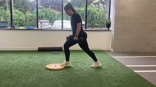 Floating Heel DB Split Squat