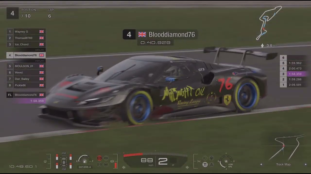 Midnight Oil racing league Round 6, race 2.