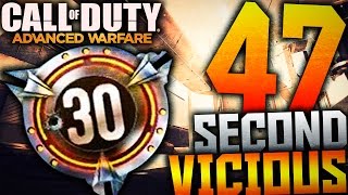 AW: 47 SECOND VICOUS! (CoD AW Fast Vicious Gameplay)