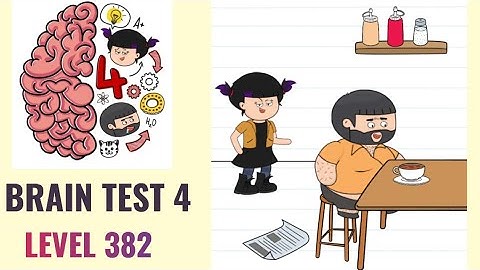 🧠 Brain Test 4 Level 382 | I must prank Uncle Bubba with his coffee | Walkthrough