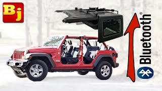Remove a Wrangler Hardtop with BLUETOOTH  Garage Smart Install and Review