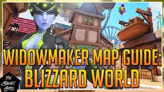 WIDOWMAKER MAP GUIDE: BLIZZARD WORLD (OVERWATCH WIDOWMAKER GUIDE)