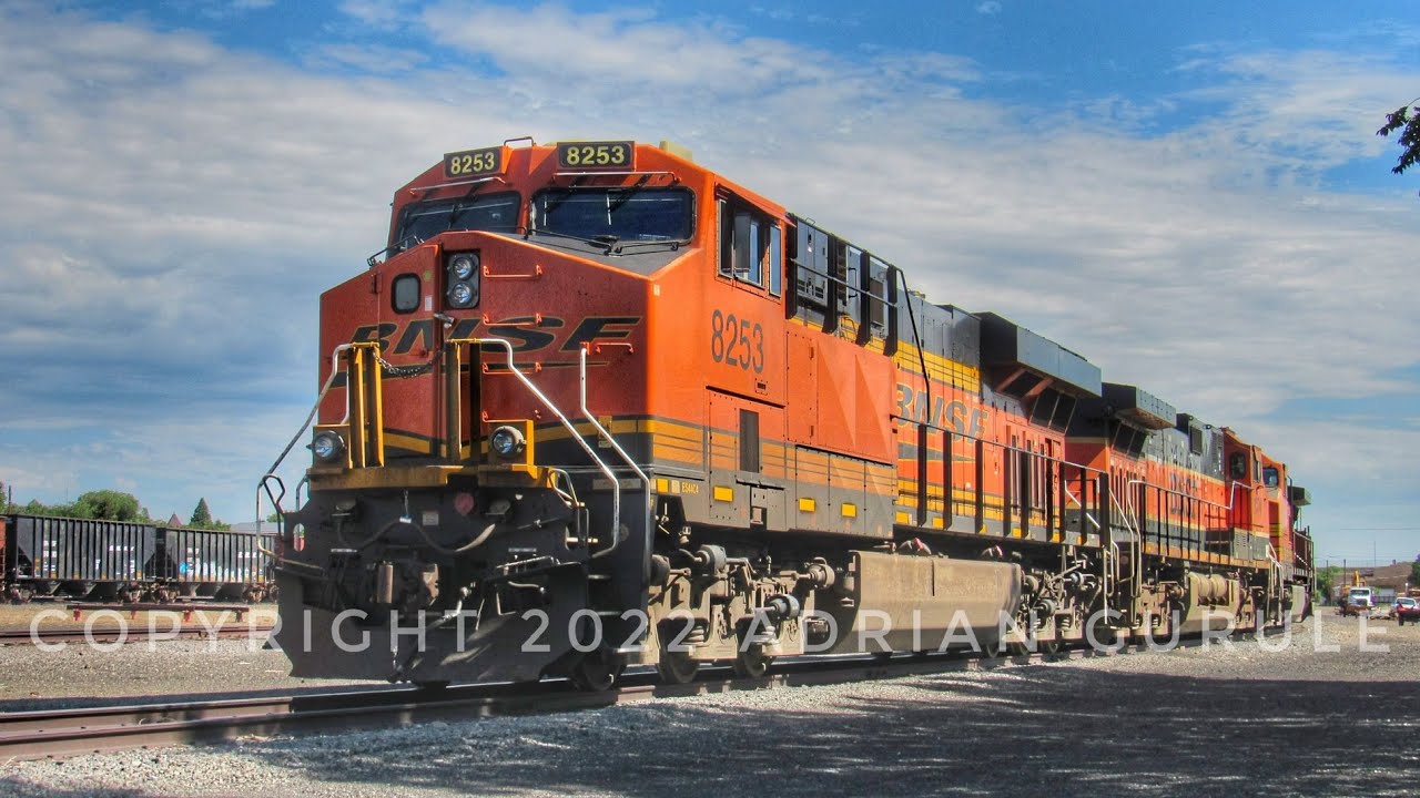 BNSF Rail Train along the Old ATSF mainline.