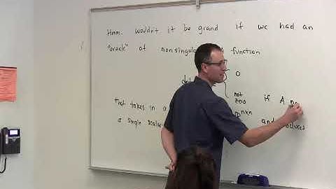 Applied Linear Algebra, Lesson 16, Video 7: Dreaming of Determinants