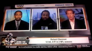 ESPN First Take: Richard Sherman and Skip Bayless