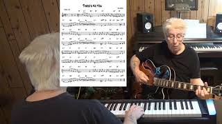 There's No You ( TvdH ) - Jazz guitar &amp; piano cover ( Hal Hopper )