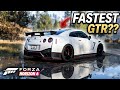Driving the GTR in Rally Horizon… 😳