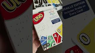 UNO Braille juego de cartas original importado ciegos baja visión juegos de mesa