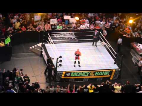 Rob Van Dam Return To WWE 2013 MITB + Christian Daniel Bryan Randy Orton Entrances