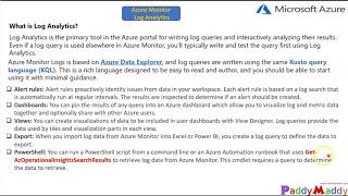 Azure Log Analytics Workspace Overview - Azure Monitor