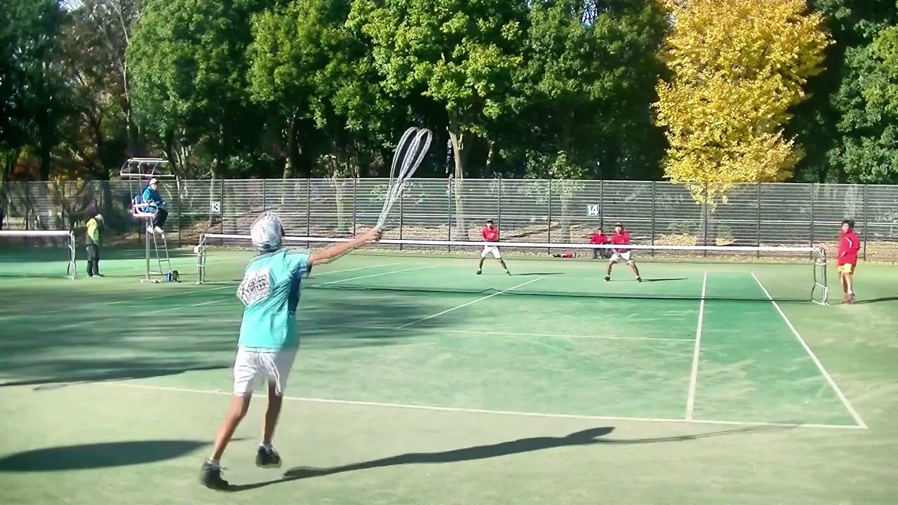 2024/12/7 東京都強化研修大会　個人戦 準々決勝　中村・岩田　対　寺本・久保田